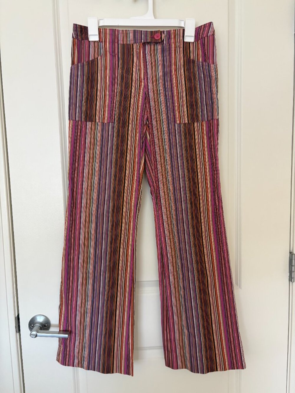 Vintage Y2K low rise Trina Turk striped pants - Picture 2 of 7